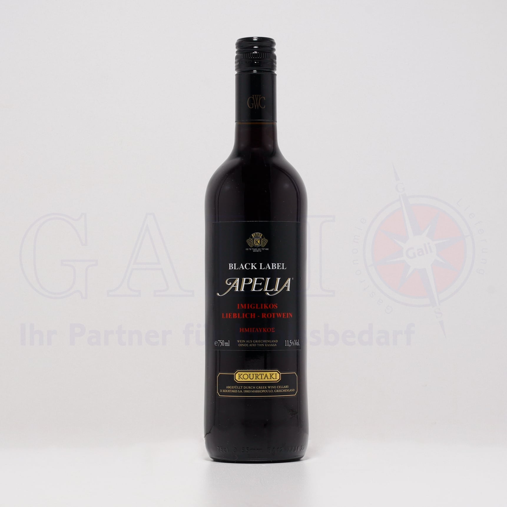 Apelia 0,75L Rot Black Label "Kourtakis"