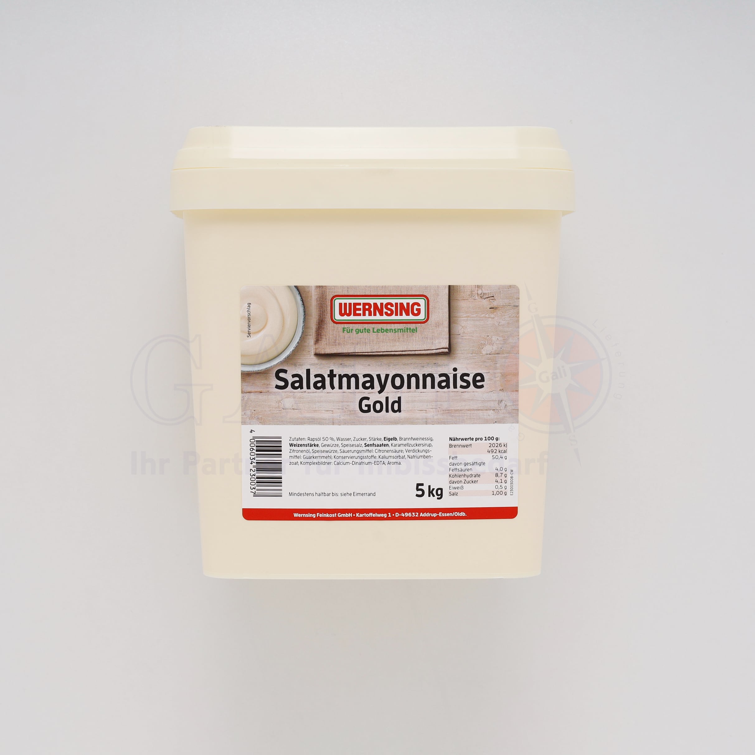 Salatmajonnaise 5kg Gold 50% "Wernsing"