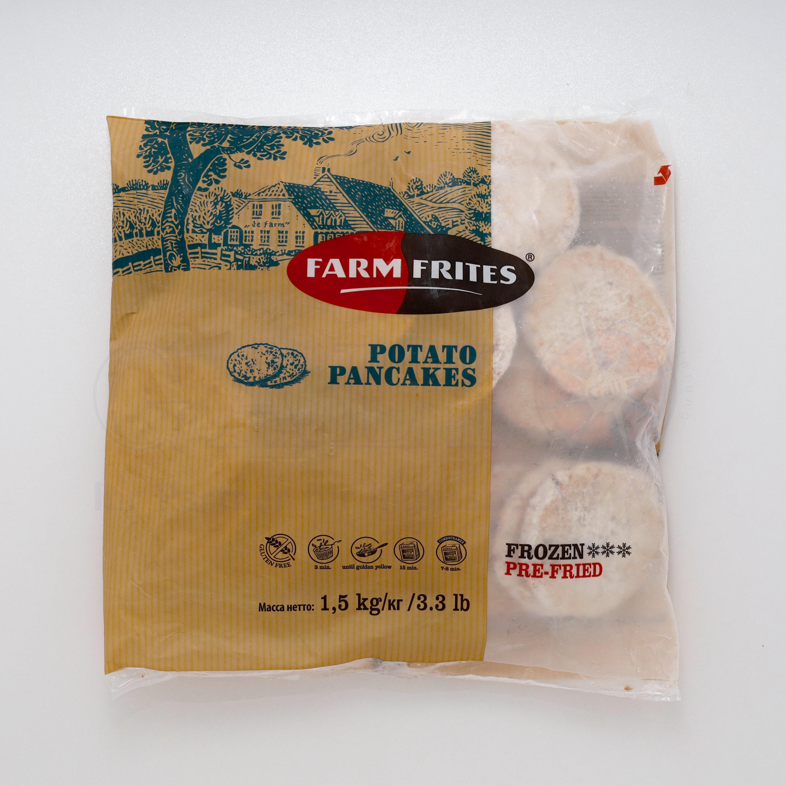 Reibekuchen 25x 60g "Farm Frites" TK Beutel
